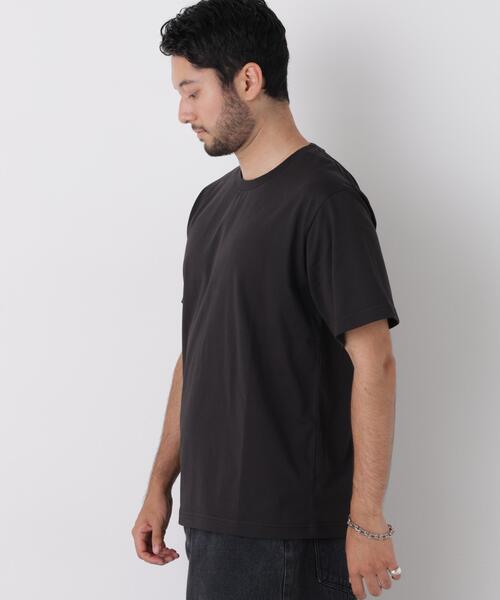NANO universe(ナノユニバース)の「USA×COOLMAX(R) Tシャツ 半袖(Tシャツ/カットソー・メンズ・ネイビー/ブラック/ホワイト・L/M/XL/S)」の19枚目の写真
