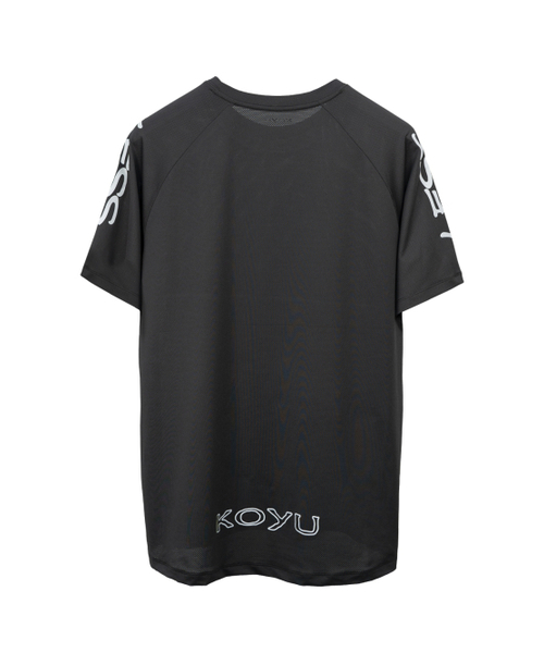 KOYU (コユ)（コユ）の「アスキン クールドライメッシュショートスリーブ[ブラック]（Tシャツ/カットソー・メンズ・その他・1/2/3）」の2枚目の写真