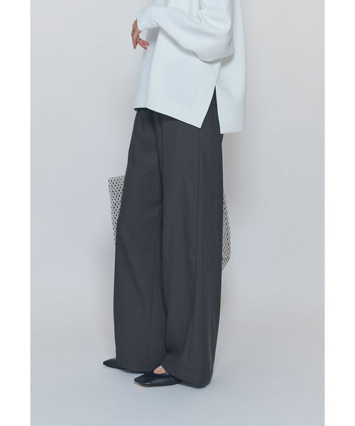 1er Arrondissement(プルミエアロンディスモン)の「テンセルワイドパンツ(その他パンツ・レディース・ベージュ/ブラウン系その他5・36/38)」の4枚目の写真