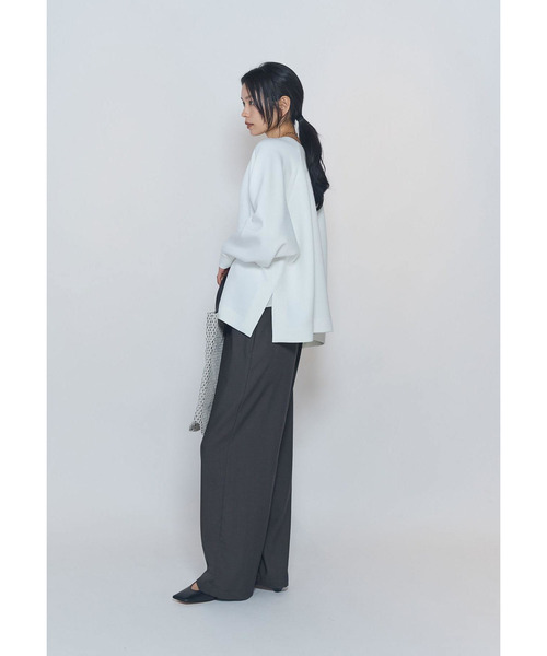 1er Arrondissement(プルミエアロンディスモン)の「テンセルワイドパンツ(その他パンツ・レディース・ベージュ/ブラウン系その他5・36/38)」の7枚目の写真