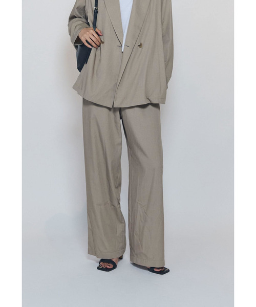 1er Arrondissement(プルミエアロンディスモン)の「テンセルワイドパンツ(その他パンツ・レディース・ベージュ/ブラウン系その他5・36/38)」の11枚目の写真