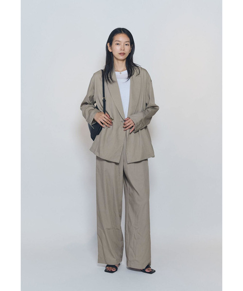 1er Arrondissement(プルミエアロンディスモン)の「テンセルワイドパンツ(その他パンツ・レディース・ベージュ/ブラウン系その他5・36/38)」の15枚目の写真
