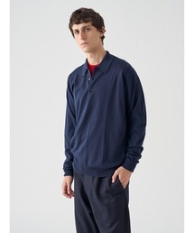 JOHN SMEDLEY（ジョンスメドレー）の「クラシック長袖ニットポロシャツ（ニット/セーター）」