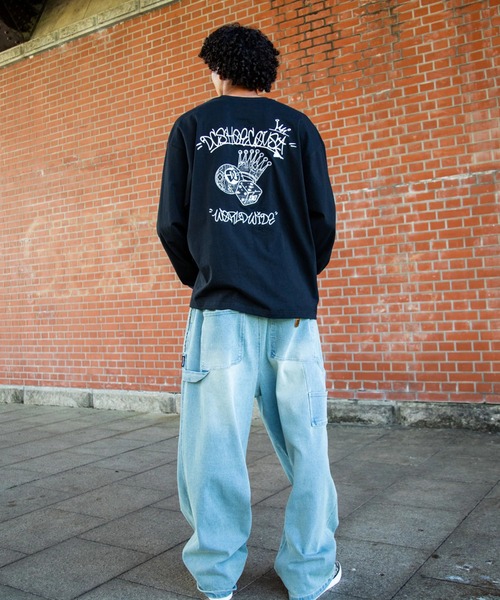 DC SHOES(ディーシーシューズ)の「DC SHOES メンズ 26 GAME APP LS ロンT 【2026年秋冬モデル】/バックプリント長袖ロンT(Tシャツ/カットソー・メンズ・ホワイト/ブラック/ベージュ・SMALL/MEDIUM/LARGE/X-LARGE)」の4枚目の写真