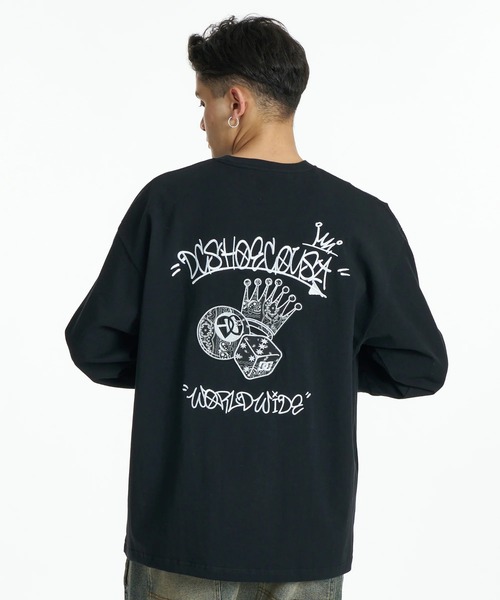 DC SHOES(ディーシーシューズ)の「DC SHOES メンズ 26 GAME APP LS ロンT 【2026年秋冬モデル】/バックプリント長袖ロンT(Tシャツ/カットソー・メンズ・ホワイト/ブラック/ベージュ・SMALL/MEDIUM/LARGE/X-LARGE)」の17枚目の写真