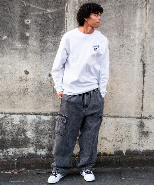 DC SHOES(ディーシーシューズ)の「DC SHOES メンズ 26 GAME APP LS ロンT 【2026年秋冬モデル】/バックプリント長袖ロンT(Tシャツ/カットソー・メンズ・ホワイト/ブラック/ベージュ・SMALL/MEDIUM/LARGE/X-LARGE)」の10枚目の写真