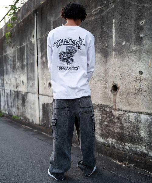 DC SHOES(ディーシーシューズ)の「DC SHOES メンズ 26 GAME APP LS ロンT 【2026年秋冬モデル】/バックプリント長袖ロンT(Tシャツ/カットソー・メンズ・ホワイト/ブラック/ベージュ・SMALL/MEDIUM/LARGE/X-LARGE)」の9枚目の写真