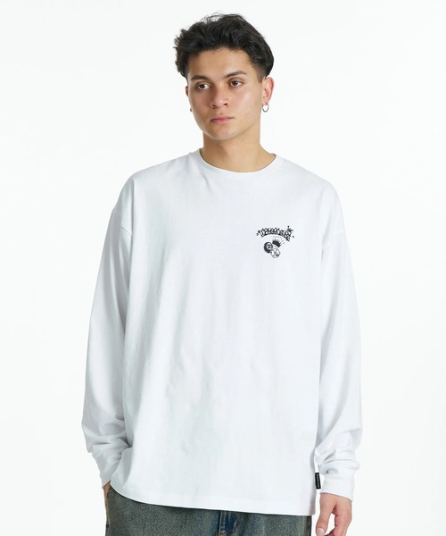DC SHOES(ディーシーシューズ)の「DC SHOES メンズ 26 GAME APP LS ロンT 【2026年秋冬モデル】/バックプリント長袖ロンT(Tシャツ/カットソー・メンズ・ホワイト/ブラック/ベージュ・SMALL/MEDIUM/LARGE/X-LARGE)」の6枚目の写真