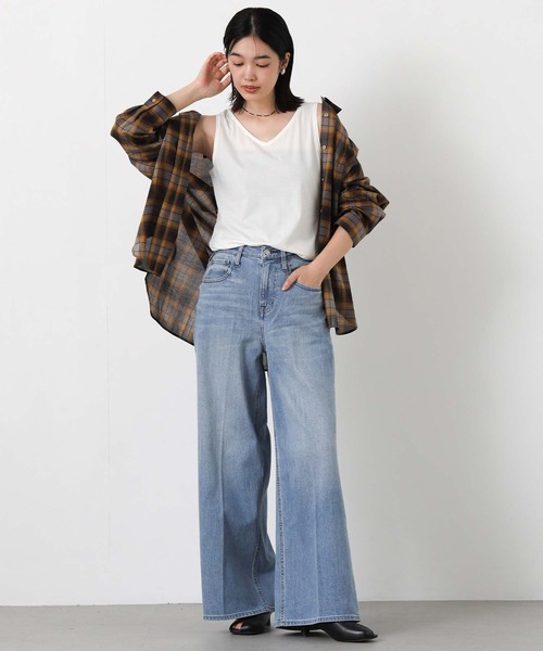 Gready Brilliant(グレディブリリアン)の「シアーチェックシャツ(シャツ/ブラウス・レディース・ブラック系/ブラウン系・38)」の17枚目の写真