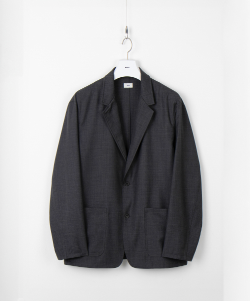 WHAGI(ワギ)の「ウールアーキタクトジャケット(チャコール)(テーラードジャケット・レディース・その他・MEDIUM/LARGE)」の1枚目の写真
