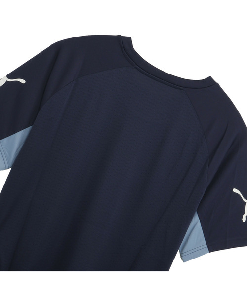 PUMA(プーマ)の「PUMA プーマ メンズ サッカー INDIVILIGA 半袖 シャツ(Tシャツ/カットソー・メンズ・ネイビー×ホワイト・X-LARGE/MEDIUM/LARGE/XX-LARGE)」の6枚目の写真