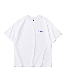 BLACK BRIAR（ブラックブライアー）の「シグネチャークラスロゴTシャツ（ホワイト/ブルー）（Tシャツ/カットソー）」