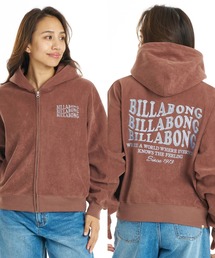 BILLABONG ウィメンズ SUEDE BONDING FLEECE ZIP PARKA パーカー 【2026年秋冬モデル】/ビラボンスウェードライクジップアップパーカー
