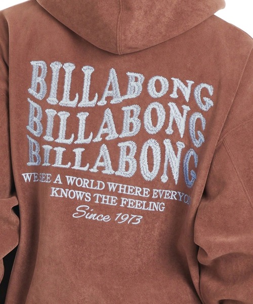 BILLABONG（ビラボン）の「BILLABONG ウィメンズ SUEDE BONDING FLEECE ZIP PARKA パーカー 【2026年秋冬モデル】/ビラボンスウェードライクジップアップパーカー（パーカー・レディース・ホワイト/ブルー系その他/ブラウン系その他/オフホワイト・MEDIUM）」の5枚目の写真