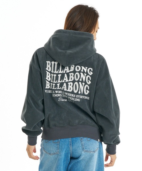 BILLABONG（ビラボン）の「BILLABONG ウィメンズ SUEDE BONDING FLEECE ZIP PARKA パーカー 【2026年秋冬モデル】/ビラボンスウェードライクジップアップパーカー（パーカー・レディース・ホワイト/ブルー系その他/ブラウン系その他/オフホワイト・MEDIUM）」の10枚目の写真
