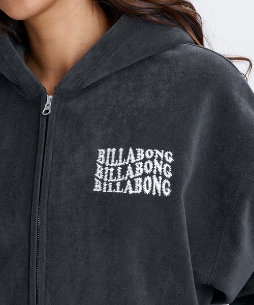BILLABONG（ビラボン）の「BILLABONG ウィメンズ SUEDE BONDING FLEECE ZIP PARKA パーカー 【2026年秋冬モデル】/ビラボンスウェードライクジップアップパーカー（パーカー・レディース・ホワイト/ブルー系その他/ブラウン系その他/オフホワイト・MEDIUM）」の11枚目の写真