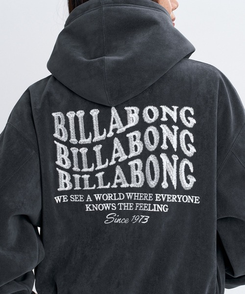 BILLABONG（ビラボン）の「BILLABONG ウィメンズ SUEDE BONDING FLEECE ZIP PARKA パーカー 【2026年秋冬モデル】/ビラボンスウェードライクジップアップパーカー（パーカー・レディース・ホワイト/ブルー系その他/ブラウン系その他/オフホワイト・MEDIUM）」の12枚目の写真