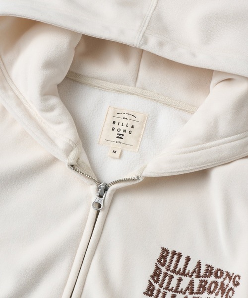 BILLABONG（ビラボン）の「BILLABONG ウィメンズ SUEDE BONDING FLEECE ZIP PARKA パーカー 【2026年秋冬モデル】/ビラボンスウェードライクジップアップパーカー（パーカー・レディース・ホワイト/ブルー系その他/ブラウン系その他/オフホワイト・MEDIUM）」の20枚目の写真