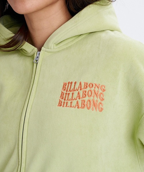 BILLABONG（ビラボン）の「BILLABONG ウィメンズ SUEDE BONDING FLEECE ZIP PARKA パーカー 【2026年秋冬モデル】/ビラボンスウェードライクジップアップパーカー（パーカー・レディース・ホワイト/ブルー系その他/ブラウン系その他/オフホワイト・MEDIUM）」の8枚目の写真