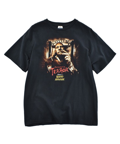 VINTAGE(ヴィンテージ)の「【USED】DELTA “Ripley's Haunted Adventure” ホラー Tシャツ(Tシャツ/カットソー・メンズ・ブラック・LARGE)」の1枚目の写真