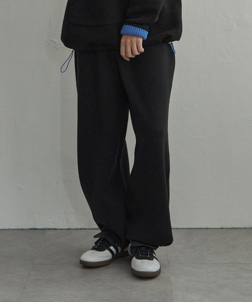 notch.(ノッチ)の「バイカラードローコードニットパンツ(その他パンツ・レディース・ライトグレー/ブラック/グレー・M/TM)」の4枚目の写真