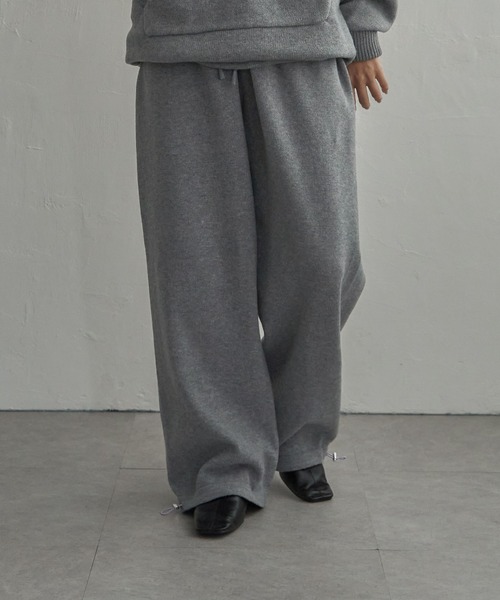 notch.(ノッチ)の「バイカラードローコードニットパンツ(その他パンツ・レディース・ライトグレー/ブラック/グレー・M/TM)」の18枚目の写真