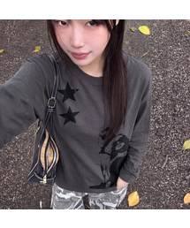 [ユニセックス]STAR2 ロングスリーブTシャツ_4カラー