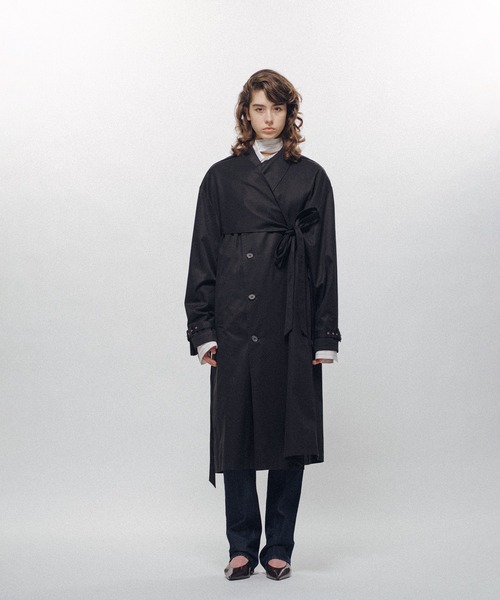 KEISUKEYOSHIDA(ケイスケヨシダ)の「Belted Trench Coat(その他アウター・レディース・ベージュ/ブラック・S/L/M)」の15枚目の写真