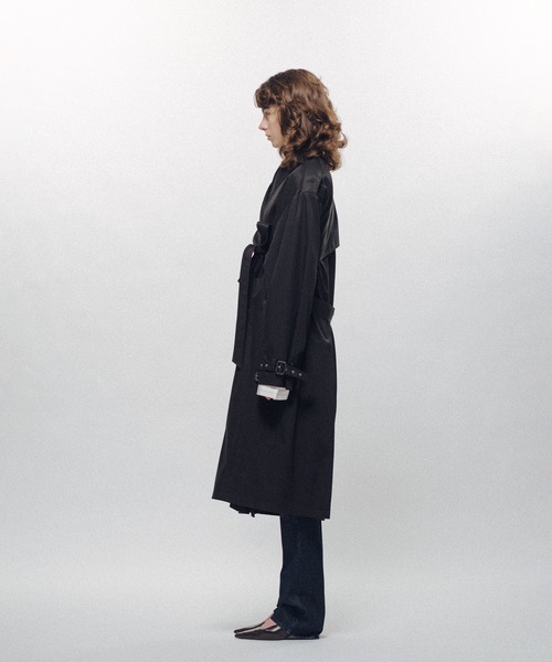 KEISUKEYOSHIDA(ケイスケヨシダ)の「Belted Trench Coat(その他アウター・レディース・ベージュ/ブラック・S/L/M)」の16枚目の写真