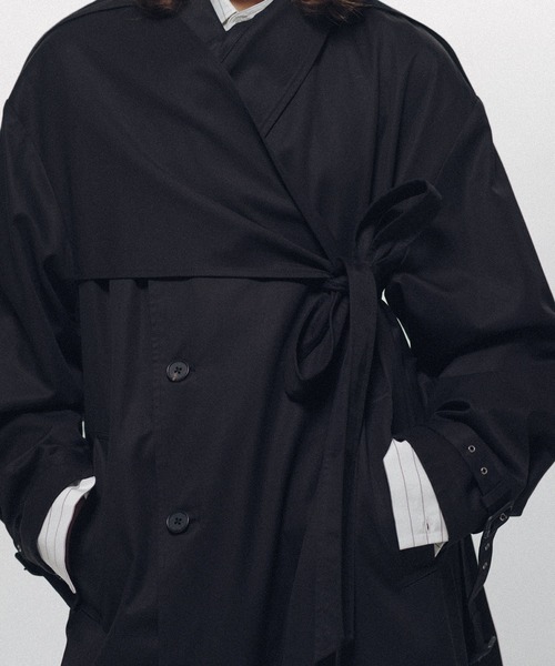 KEISUKEYOSHIDA(ケイスケヨシダ)の「Belted Trench Coat(その他アウター・レディース・ベージュ/ブラック・S/L/M)」の18枚目の写真