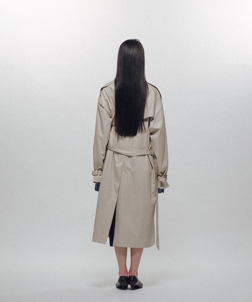 KEISUKEYOSHIDA(ケイスケヨシダ)の「Belted Trench Coat(その他アウター・レディース・ベージュ/ブラック・S/L/M)」の11枚目の写真