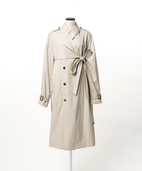 KEISUKEYOSHIDA(ケイスケヨシダ)の「Belted Trench Coat(その他アウター・レディース・ベージュ/ブラック・S/L/M)」の13枚目の写真
