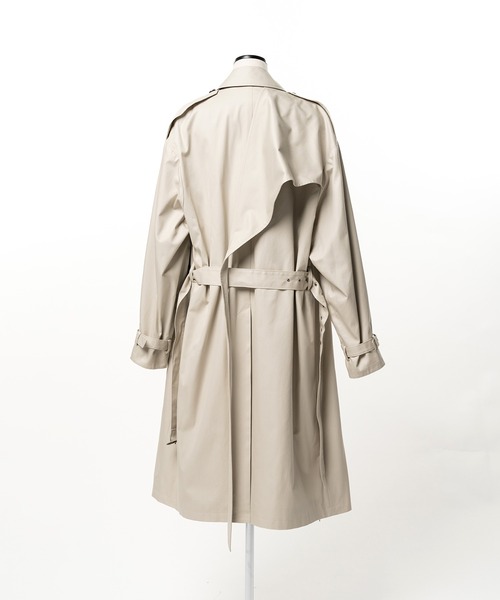 KEISUKEYOSHIDA(ケイスケヨシダ)の「Belted Trench Coat(その他アウター・レディース・ベージュ/ブラック・S/L/M)」の4枚目の写真