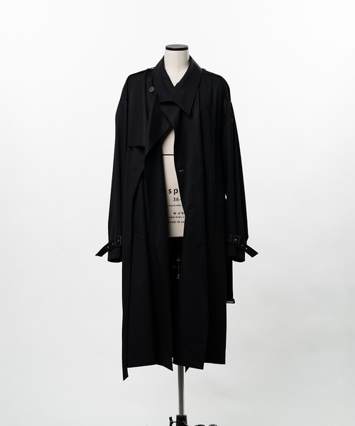 KEISUKEYOSHIDA(ケイスケヨシダ)の「Belted Trench Coat(その他アウター・レディース・ベージュ/ブラック・S/L/M)」の5枚目の写真
