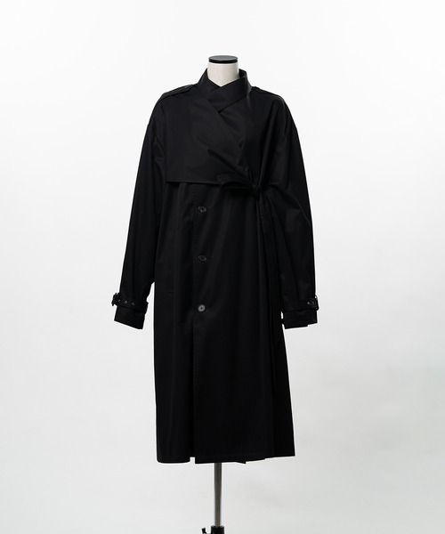 KEISUKEYOSHIDA(ケイスケヨシダ)の「Belted Trench Coat(その他アウター・レディース・ベージュ/ブラック・S/L/M)」の7枚目の写真