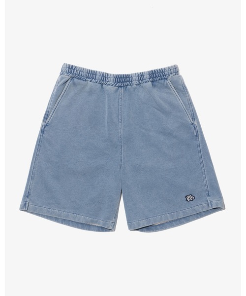 KEBOZ(ケボズ)の「EFG WAPPEN SWEAT SHORTS(スウェットパンツ・メンズ・アッシュグレー/ブラック/ネイビー/インディゴブルー/カモフラージュ・M/L/XL/2XL)」の4枚目の写真