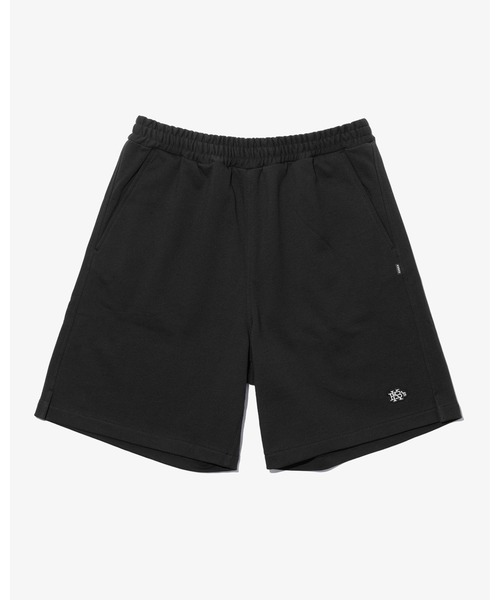 KEBOZ(ケボズ)の「EFG WAPPEN SWEAT SHORTS(スウェットパンツ・メンズ・アッシュグレー/ブラック/ネイビー/インディゴブルー/カモフラージュ・M/L/XL/2XL)」の2枚目の写真