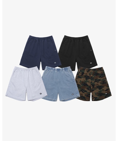 KEBOZ(ケボズ)の「EFG WAPPEN SWEAT SHORTS(スウェットパンツ・メンズ・アッシュグレー/ブラック/ネイビー/インディゴブルー/カモフラージュ・M/L/XL/2XL)」の8枚目の写真