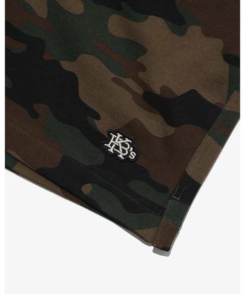 KEBOZ(ケボズ)の「EFG WAPPEN SWEAT SHORTS(スウェットパンツ・メンズ・アッシュグレー/ブラック/ネイビー/インディゴブルー/カモフラージュ・M/L/XL/2XL)」の20枚目の写真