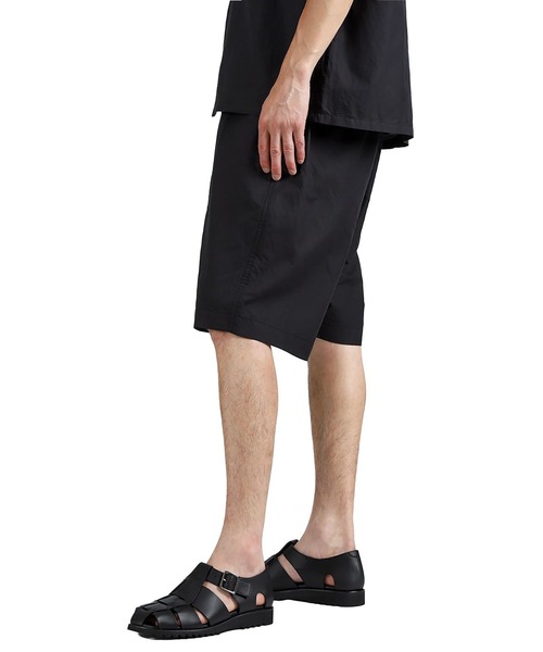 GOLD（ゴールド）の「GOLD / ゴールド：COTTON / RAMIE BORAD EASY SHORTS：26A-GL52613[MUS]（その他パンツ・メンズ・ブラック・S）」の6枚目の写真