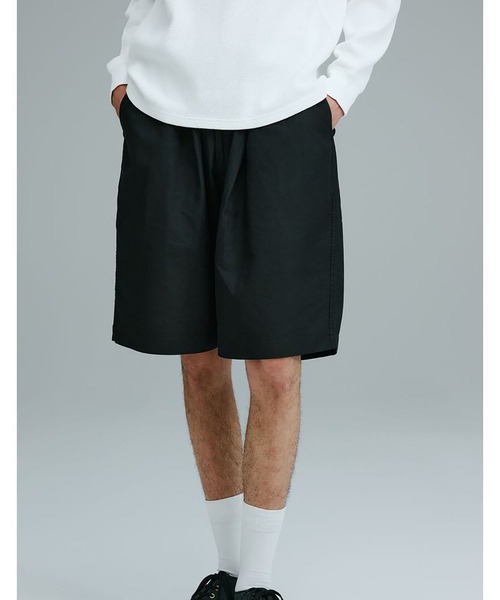 GOLD（ゴールド）の「GOLD / ゴールド：COTTON / RAMIE BORAD EASY SHORTS：26A-GL52613[MUS]（その他パンツ・メンズ・ブラック・S）」の11枚目の写真