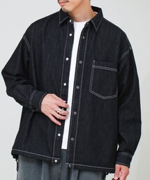 【デニムのようでデニムじゃない】NON DENIM SHIRTS ノンデニムシャツ