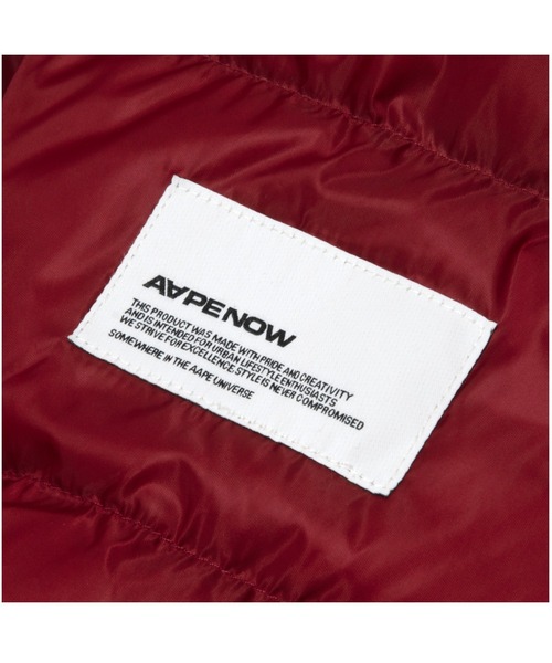 AAPE BY A BATHING APE(エーエイプバイアベイシングエイプ)の「AAPE NOW DOWN JACKET(ダウンジャケット/コート・メンズ・ブラック/アイボリー・MEDIUM/LARGE/X-LARGE/SMALL)」の14枚目の写真