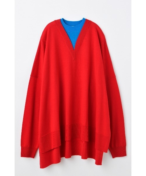 HIGH-GAUGE LAYERED-PULLOVER（ニット/セーター）｜ENFOLD 