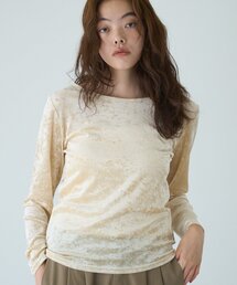 フロッキーメッシュ2WAYスクエアプルオーバー
