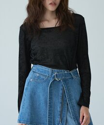フロッキーメッシュ2WAYスクエアプルオーバー