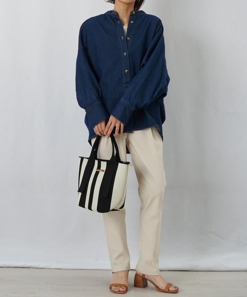 LUCA/LADY LUCK LUCA(ルカ/レディラックルカ)の「LC/LLL ジャガードミニトートニットバッグ(トートバッグ・レディース・グレー/ブラック・FREE)」の12枚目の写真