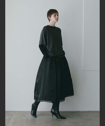 レイヤードボリュームスカート