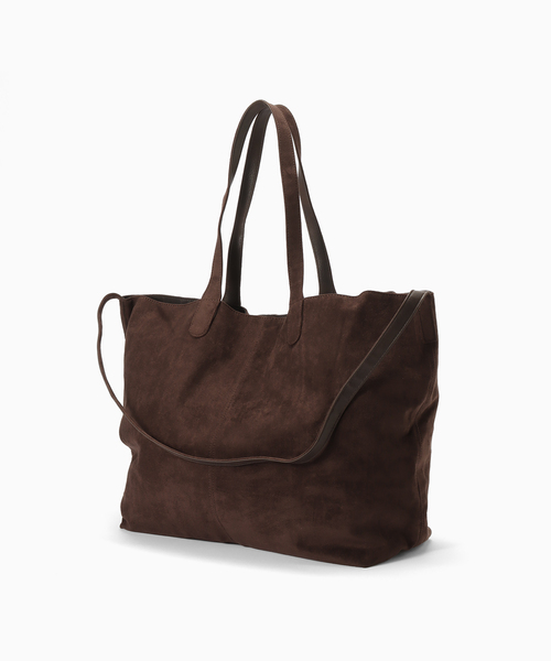 OSKR(オーエスケーアール)の「OSKR / オーエスケーアール 別注 3WAY LARGE Tote BAG(トートバッグ・メンズ・ブラウン/ブラック・FREE)」の2枚目の写真