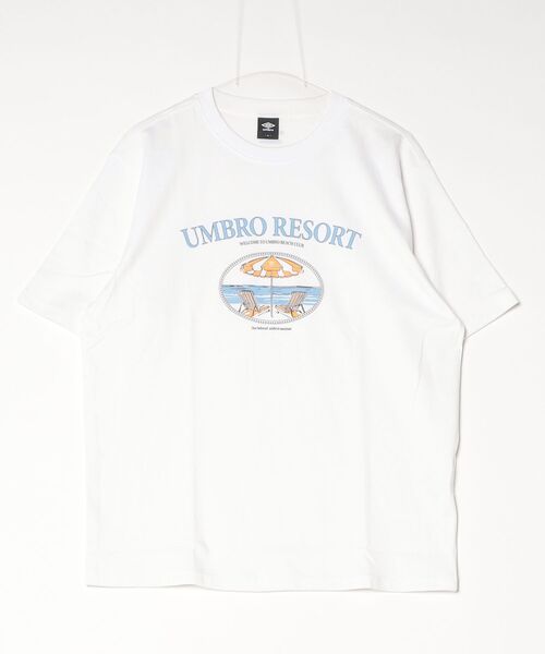 UMBRO(アンブロ)の「【KOREA COLLECTION】ALG S/S T-SHIRTS(Tシャツ/カットソー・メンズ・ホワイト/イエロー・L/M/XL)」の2枚目の写真